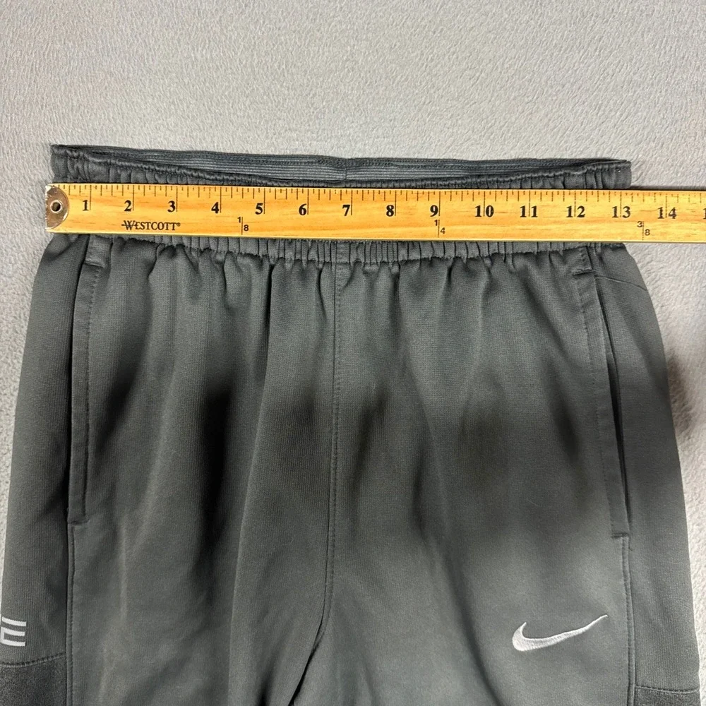 Nike Elite Therma-Fit Pants Mens Medium Grey Basketball Performance Reflective